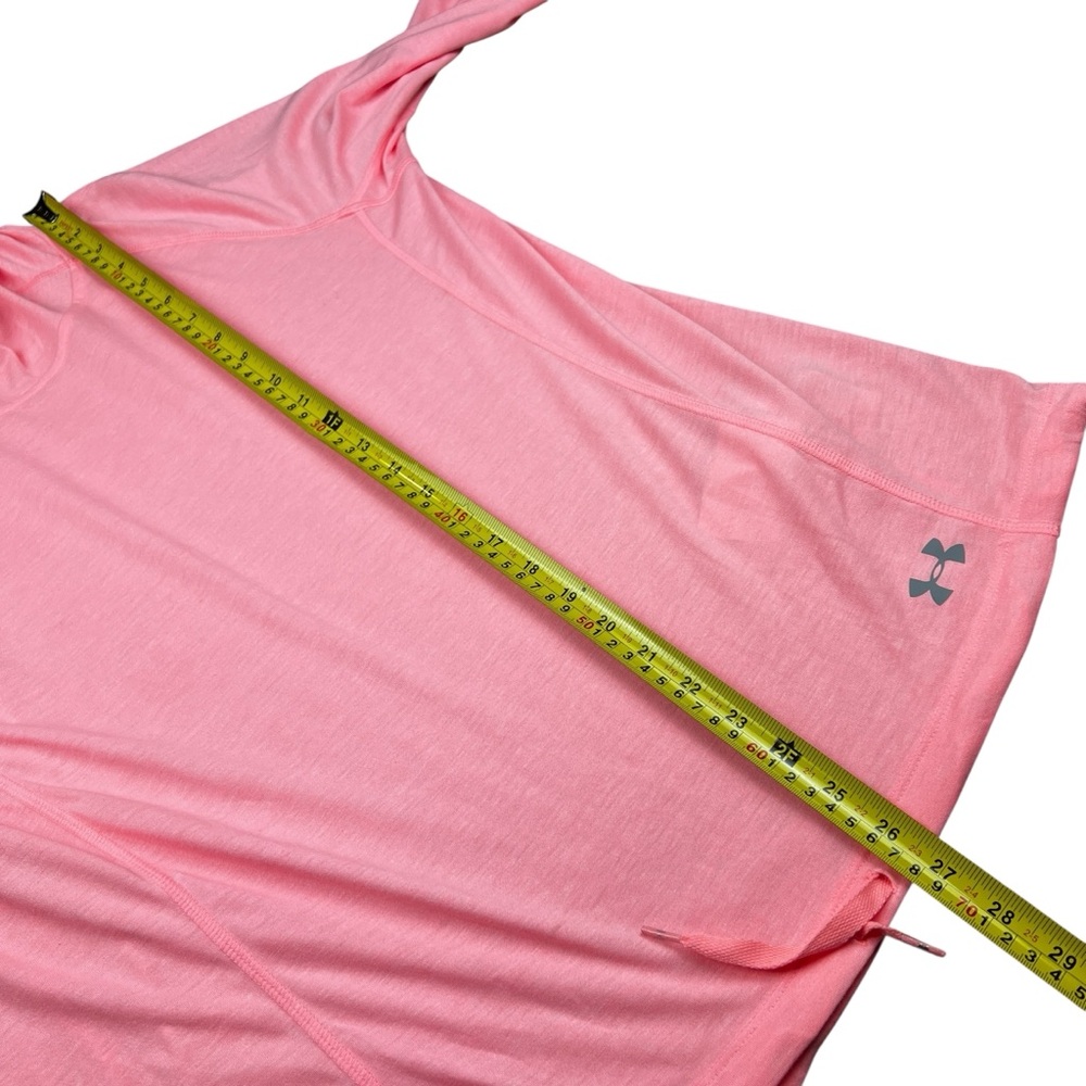 Under Armour Hoodie‎ Shirt Women’s Large Pink Threadbourne Pullover Performance - Picture 14 of 14